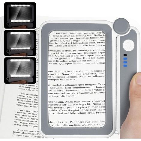 4x Lese-lupe, Lupe Mit 10 Led-leuchten, Beleuchtete Lupe, Große Handlupe, Faltbare Vergrößerungslupe Für Wissenschaftliche Bücher, Zeitungen, Lesen, Schmuck, Insekten Und Bastelarbeiten