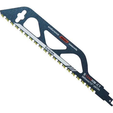 Sägeblätter Für Säbelsägen, Sägeblätter Aus Hartmetall, Sägeblätter Für Porenbeton, Professionelle Sägeblätter Zum Schneiden Von Ziegeln Und Stein (305 Mm)