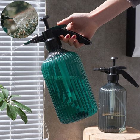 2l Pflanzensprühflasche, Druck-gartengießkanne-sprüher, Kunststoff-nebler Für Zimmerpflanzen, Gießkanne-flasche Mit Verstellbarer Düse, 1 Stück