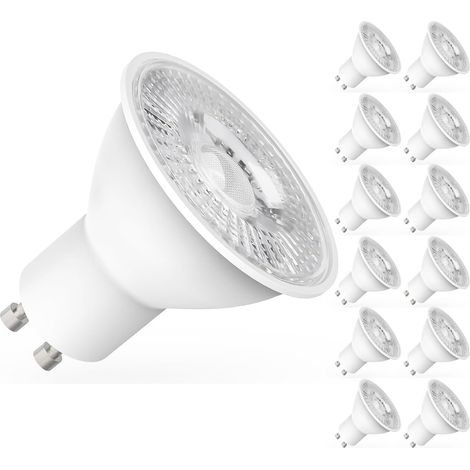 Led Gu10 Lampen 5w, Entspricht 50w, 450lm Neutralweiß 4000k, Energieeffiziente Beleuchtung, 12er-pack [energieeffizienzklasse F]