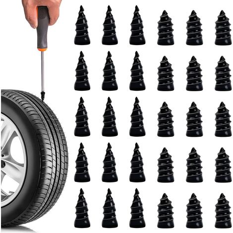 Clous Autoreifen, 30 Stück Gummireparaturnägel Für Reifen, Vakuum-reifengumminägel, Schnellreparaturwerkzeug, Geeignet Für Autos, Motorräder, Lastwagen (15s+15l)