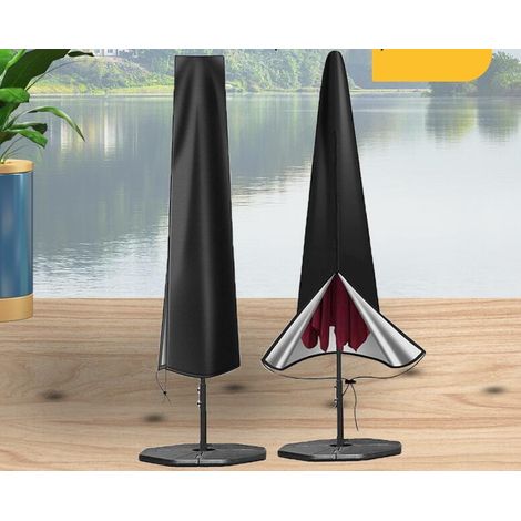 Wasserdichte Schirmhülle Mit Teleskopstange, Reißverschluss, Schirmabdeckung 190-30 Cm