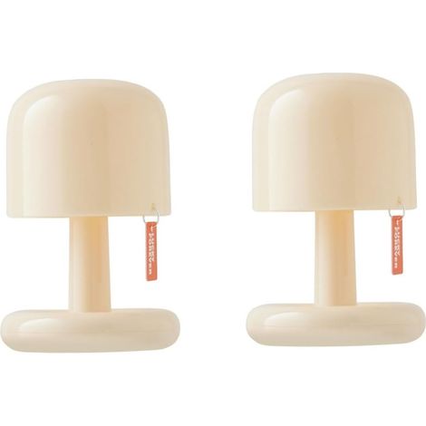 Mini-schreibtischlampe, 2er-pack Sonnenuntergangs-nachtlicht, Usb-ladung, Led-pilz-nachtlicht, Innendekoration Für Café-bar Und Schlafzimmer