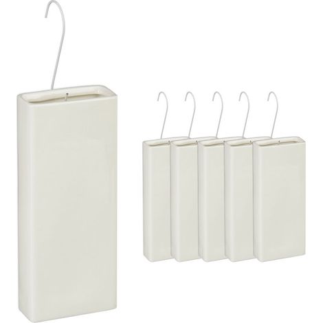 Luftbefeuchter Für Heizkörper, Praktisches 6er-set, Zum Aufhängen, Aus Keramik, Cremefarben