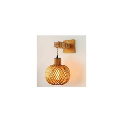 Wandleuchte Für Schlafzimmer, Wandemblem-beleuchtung – Holz-stehlampe Für Wohnzimmer Und Flur