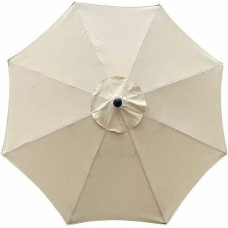 Ersatzstoff Für Gartenschirm, 3 M, 8 Rippen, Beige