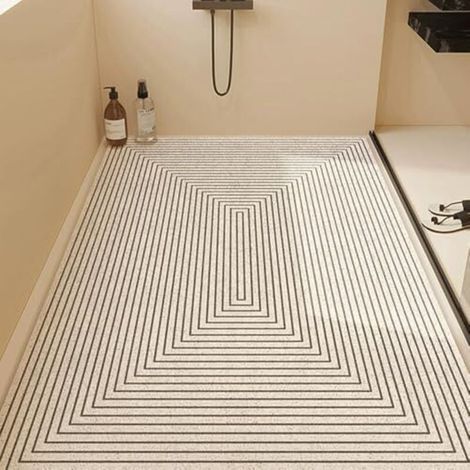 Rutschfeste Duschmatte 60x90cm, Rutschfeste Badewannenmatte Mit Abflusslöchern, Weiches Pvc, Luffa-struktur, Schnelltrocknend, Für Badezimmer Und Feuchtbereiche