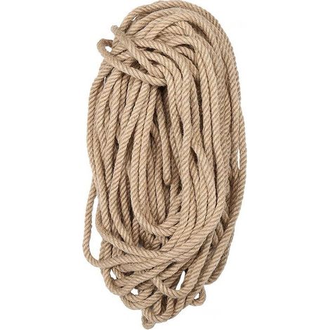 Natürliches Juteseil, 12 Mm X 10 M, Ideal Für Gartenarbeit, Heimwerken Und Als Kratzseil Für Katzen