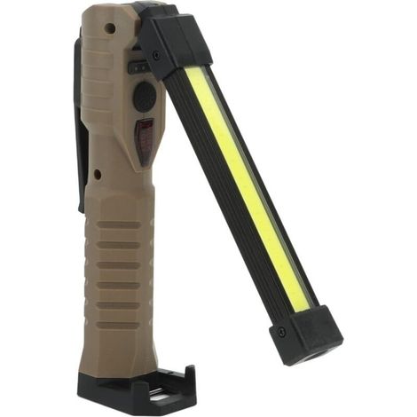 Wiederaufladbare Cob-led-taschenlampe Mit Haken Und Magnetischem Sockel Für Camping, Wandern Und Notfälle