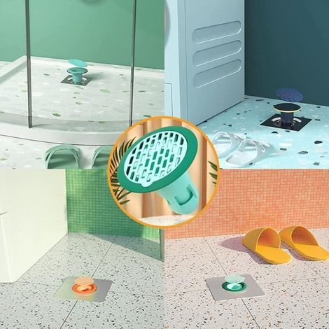 4 Geruchsneutrale Anschlüsse Für Den Duschablauf, Geruchsneutraler Duschablauf Aus Gummi, Abfluss Für Das Badezimmer Ohne Filter