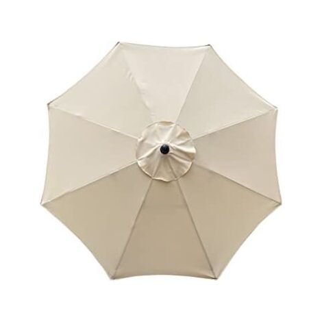 Ersatzbespannung Für Sonnenschirm, 8 Streben, 3 M, Wasserdicht, Uv-beständig, Farbe Beige