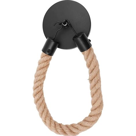 Vintage Seil-handtuchhalter, Industrieller Handtuchhalter, Vintage-toilettenpapierrollenhalter Für Badezimmer- Und Küchendekoration