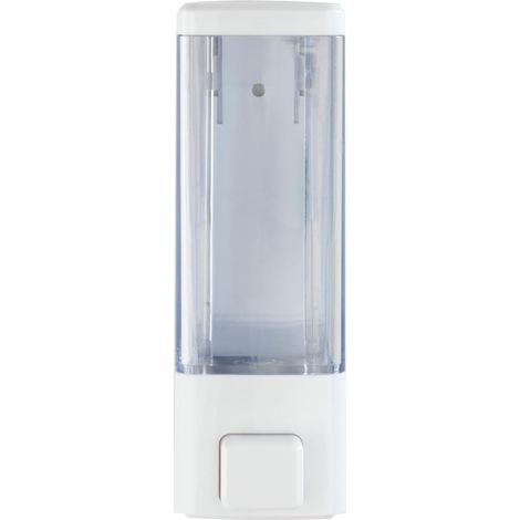 Beige Erdnuss-flüssigseifenspender, Fassungsvermögen 0,24 L, Chrom, Weiß