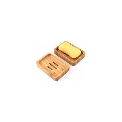 2 Stück Natürliche Bambus-holz Seifenschale, Seifenbox Für Badezimmer Und Dusche, Handgemachte Seifenablage Für Seife, Schwämme Und Mehr