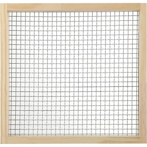 Gartensieb Aus Holz, Leichtes Holzsieb Für Steine Und Kompost, Sieb Zum Sieben Von Erde, Kies Und Kompost – Maschenweite: 3 Mm × 3 Mm