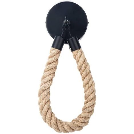 Toilettenpapierhalter Aus Seil, Wandmontiert