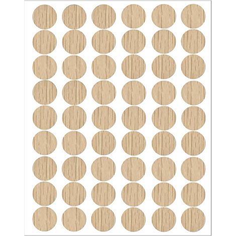 54 Stück 21 Mm Möbellöcher Abdeckungen, Klebende Schraubenabdeckungen, Selbstklebende Wandaufkleber Für Wandschränke, Büros Und Möbelreparaturen