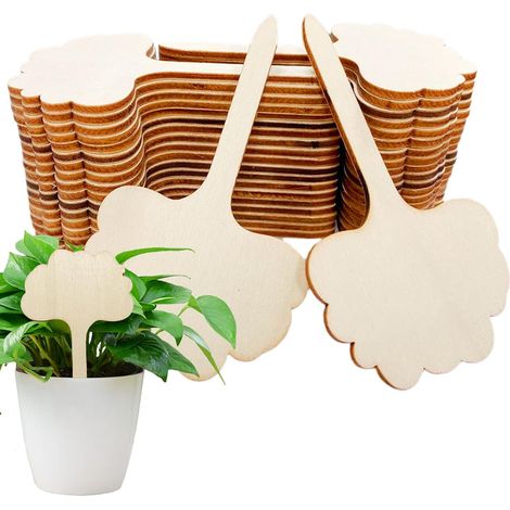 Holz-pflanzenschilder, Bambus-pflanzenschilder, Holz-markierer Typ (d)