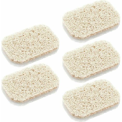 5 Stück Seifenschale, Seifenhalter Zubehör Für Bad/küche, 7,5x11,3x0,8 Cm Seifenschale, Leicht Zu Reinigen Und Umweltfreundlich (beige, Ellipsen)
