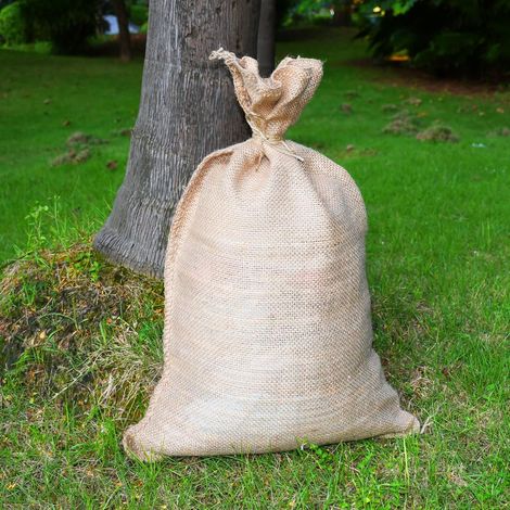 Jutesack 40x60 Cm, Doppelfädig, Geeignet Für Gemüse Und Gartenarbeit, Jutesack Geeignet Als Pflanzenabdeckung, 1 Stück
