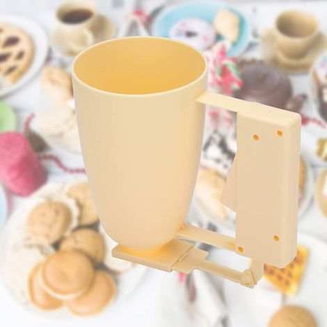 Crêpe- Und Cupcake-teigspender, Trichterförmiger Kuchenteigspender, Handbetriebener Crêpe-teigmischer Mit Sahne Für Die Herstellung Von Takoyaki Und Gebäck