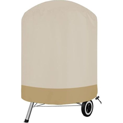 Grillabdeckung Für Den Außenbereich, 210d Oxford Grillplane, Wasserdichte Schutzabdeckung Für Grills, Außengrillabdeckung (größe: 62x105cm/24.4x41.34 Zoll, Farbe: Beige + Kaffee) - Liaiki