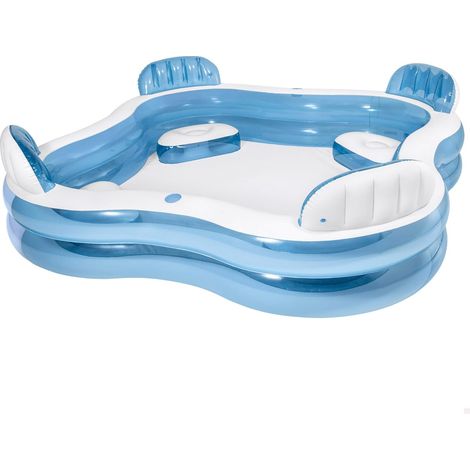 Familienpool Mit Sitzen 229x229x66 Cm
