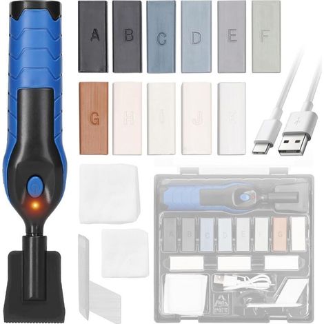 Reparaturset Für Laminat Arbeitsplatten, Reparatur Von Pvc, Vinyl, Fliesen, Holz Und Kunststoff Für Bodenbeläge, Vinylböden, Linoleum, Hartwachs Für Holzmöbel