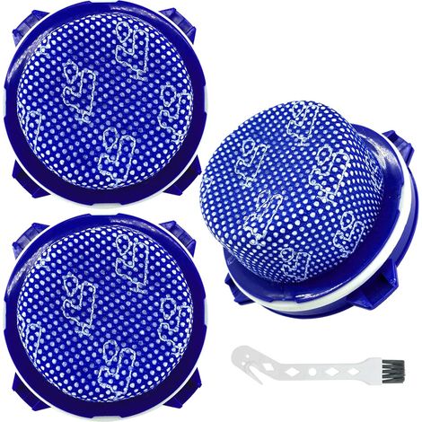 Set Mit 3 Waschbaren Filtern Für Staubsauger Jet 70, 70+, 75, 75+, 90, 60 Und Vs9000rl
