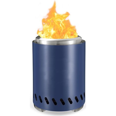 Universeller Rauchfreier Mini-feuerkorb, Tragbarer Tischfeuerkorb Für Pellets Oder Holz, Sichere Verbrennung, 20 X 14 Cm