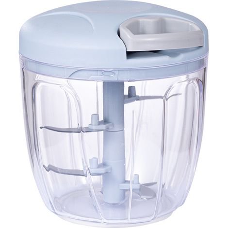 Knoblauchpresse, Blau, 900 Ml, Zum Hacken Von Knoblauch, Zerdrücken Von Knoblauch, Manueller Knoblauchhacker, Tragbare Hand-knoblauchreibe Und Zwiebelschneider.