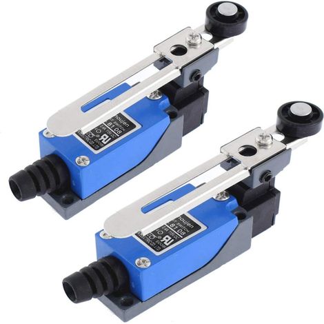 Verstellbarer Hebel-rollenschalter, Verstellbarer Hebelarm-endschalter, Momentaner Endschalter, Perfekt Für Mechanische Und Andere Industrien (2 Stück) - Rwfer