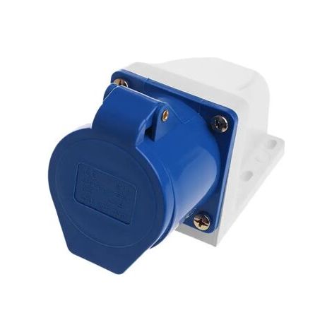 Industriesteckdose 32 Ampere 3-polig 220 V-250 Volt Wasserdicht Ip44 2p+t 32a
