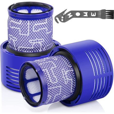Zweierpack Ersatzfilter Für Staubsauger, Kompatibel Mit Dyson Cyclone V10, Ersatzteilnummer 969082-01