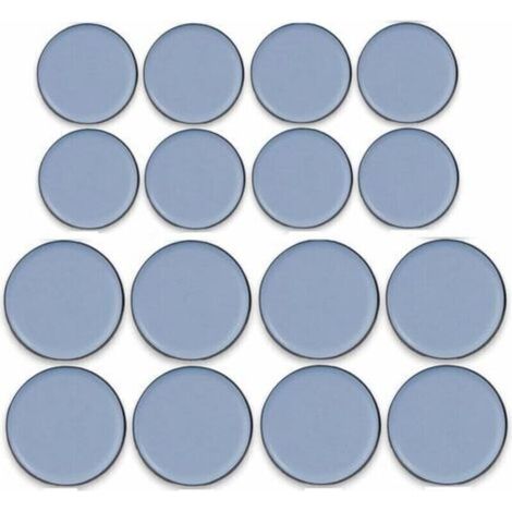 Satz Mit 16 Selbstklebenden Teflon-gleitern Für Möbel – Größen 25 Mm Und 30 Mm – Gleiter Für Harte Böden – Geräuschreduzierung Und Schutz