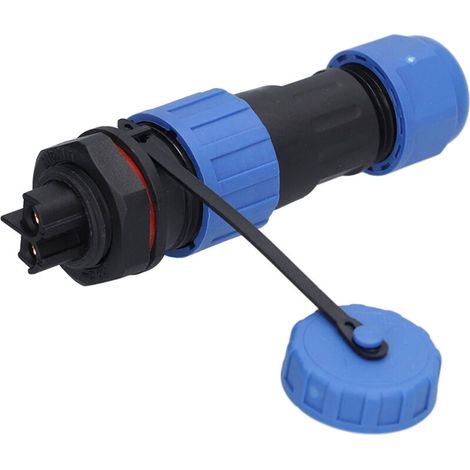 Luftfahrt-steckverbinder, Lp16 2-polig Ohne Löten, Ip68 Wasserdicht, 250 V 20 A Buchsen-kabelstecker
