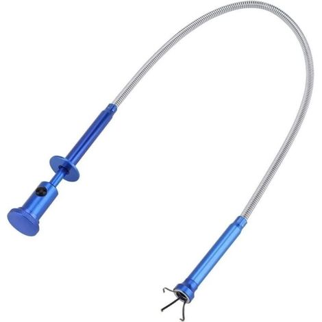 Flexibles Multifunktions-aufnahmewerkzeug (magnet + 4 Krallen + Led-beleuchtung) Mit Langem Federmechanismus Zum Aufsammeln Von Abfall, Reinigung Von Verstopften Abflüssen, Aa