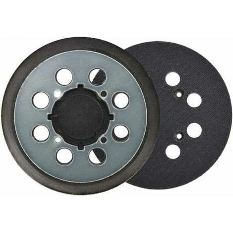 Ersatzschleifpad Für Dewalt Dcw210n Dwe6423 Exzenterschleifer - Schleifteller 125mm Klettverschluss, 8 Löcher, Blau (1 Stück)