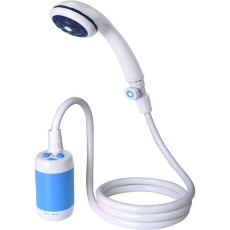 Elektrische Duschbrause Mit Integriertem 5000mah-akku (himmelblau)