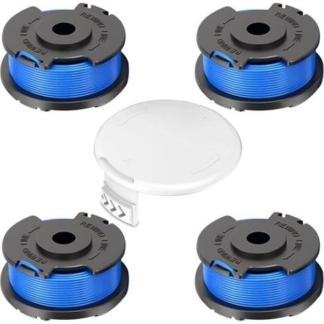 4er-pack Nylon-fadenspulen Für Ryobi One+ Rasentrimmer, Gartenzubehör Für 18 V, 24 V, 40 V Trimmer, Ry40204, Ry40220, Zrp2080