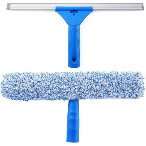 Professioneller Glasabzieher Mit Mikrofaserbürste, 35 Cm Breite, Glasabzieher Für Dusche, Badezimmer, Auto