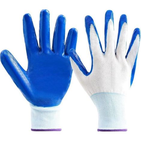 Verbesserte Nitrilbeschichtete Arbeitshandschuhe, Vielseitige Schutzhandschuhe