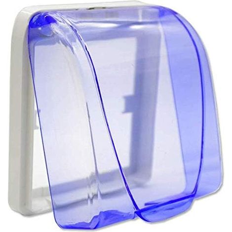 Wasserdichtes Kunststoffgehäuse Für Wandschalter, Türklingel, Klappdeckel Für Das Haus (blau)