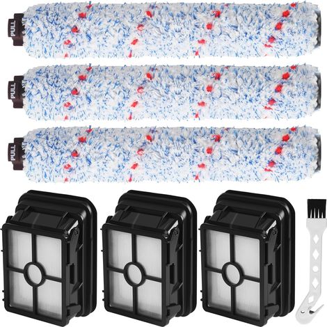 Zubehör Für Bissell Crosswave 3-in-1 Staubsauger, 3 Ersatzbürsten, 3 Filterersatz Für Staubsauger 1866 1868 1785 2052 1713 2225