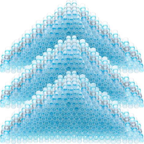 300 Stück Lötverbinder, Stoßverbinder, Wärmeschrumpfende Kabelverbinder, Isolierte Elektrische Spleißklemmen (blau, 16-14 Awg)