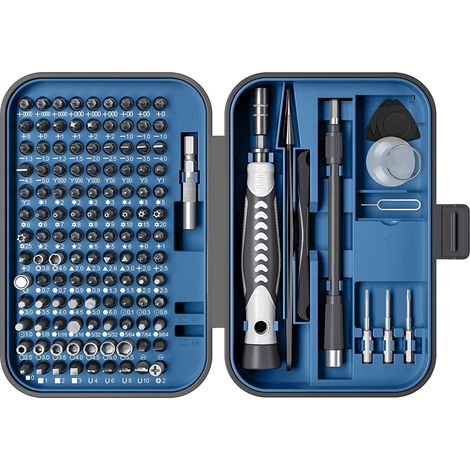 130-in-1 Präzisionsschraubendreher-set, Verbessertes Magnetisches Mini-schraubendreher-kit Mit Etui, Reparaturwerkzeug Für Elektronik, Laptops, Iphone, Ipad, Uhren Und Brillen