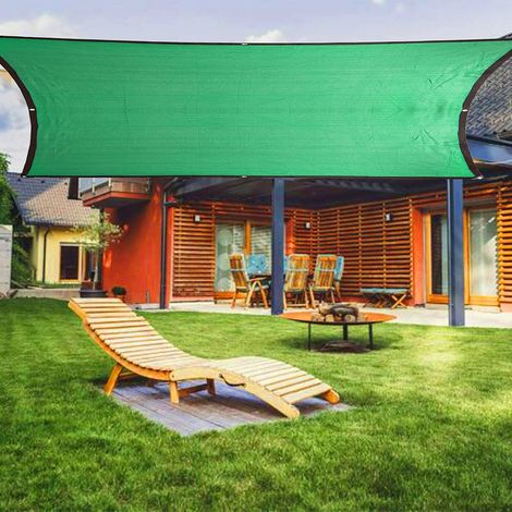 Blaues 2x4m Verdicktes Schattennetz, Isolierstreifen Für Den Außenbereich, Geeignet Für Hof Und Garten