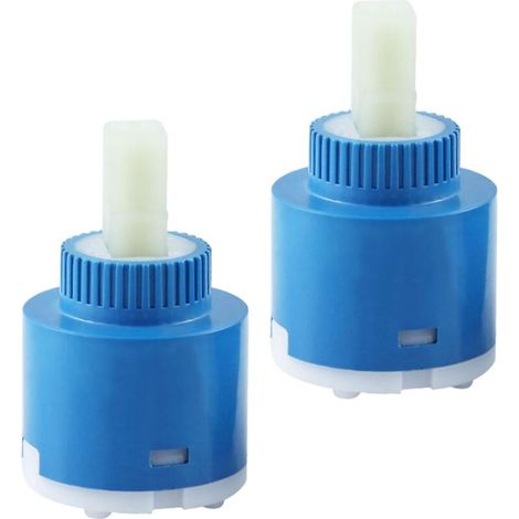 2 Stück 40 Mm Wasserhahnkartuschen – Ersatz-wasserhahnkartusche – Hochdruck – Keramikkartuschen-ersatz – Geeignet Für Badezimmerarmaturen – Küchenarmaturen
