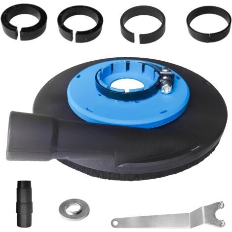 Staubabsaughaube 230 Mm, Robust Und Einfach Zu Bedienen, Staubabsaughauben-kit, Staubabsaughaube Für Winkelschleifer (blau)