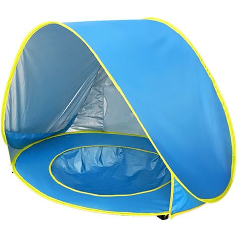 Strandzelt Uv-schutz Upf 50+ Pool Für Baby Abnehmbarer Boden Wasserdichte Campinghülle